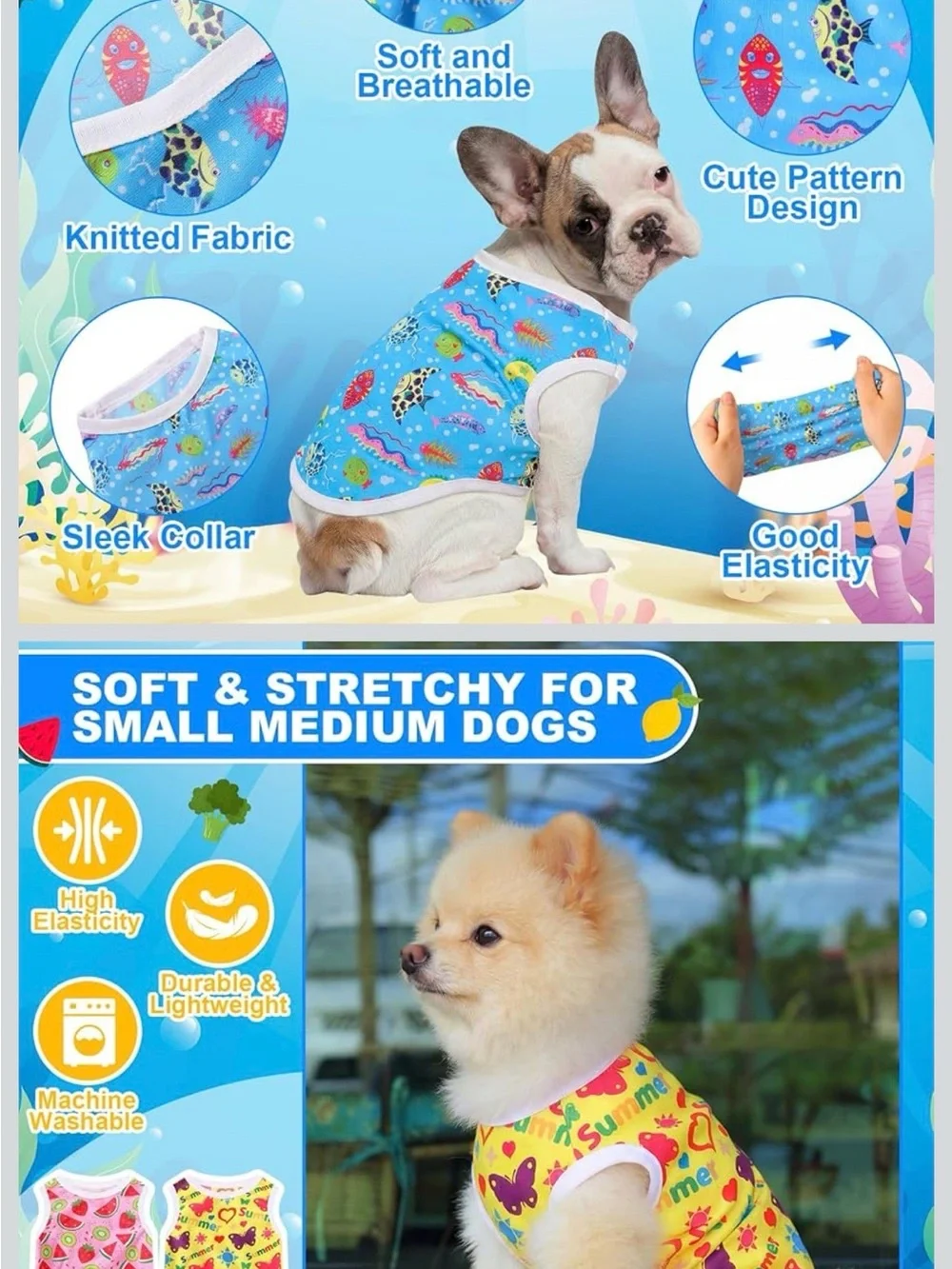 Dog shirts multi pack (25). Size Medium
